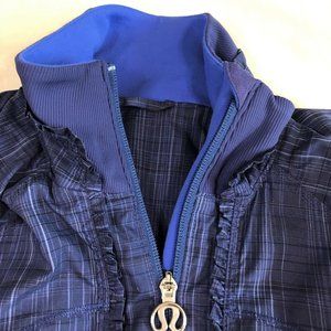 lululemon athletica Jackets & Coats - Lululemon Athletica blue fullzip jacket lululemon athletica Jackets & Coats - Lululemon Athletica blue fullzip jacket